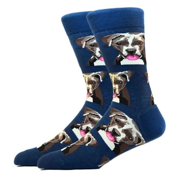 Dog Pattern Novelty Socks - Picture 1 of 5
